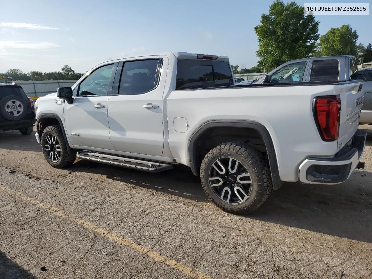 2021 GMC Sierra K1500 At4 VIN: 1GTU9EET9MZ352695 Lot: 60198024