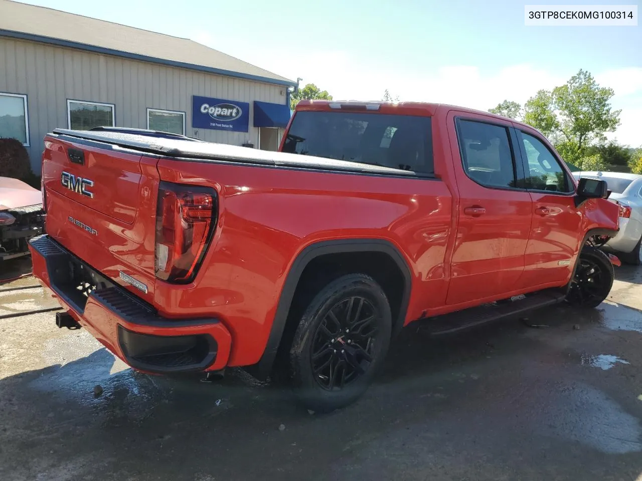 2021 GMC Sierra C1500 Elevation VIN: 3GTP8CEK0MG100314 Lot: 60899064