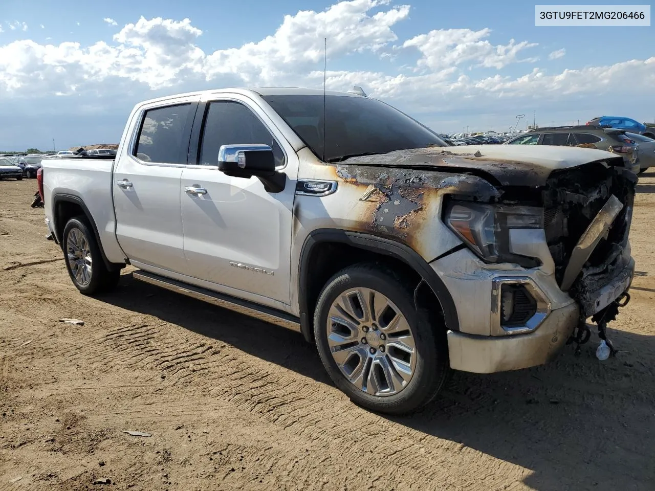 2021 GMC Sierra K1500 Denali VIN: 3GTU9FET2MG206466 Lot: 61509694