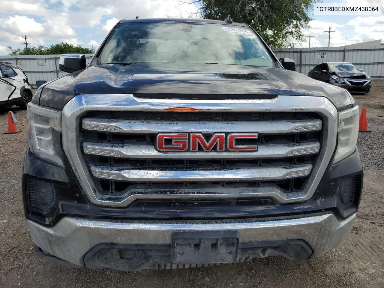 2021 GMC Sierra C1500 Sle VIN: 1GTR8BEDXMZ438064 Lot: 61897554