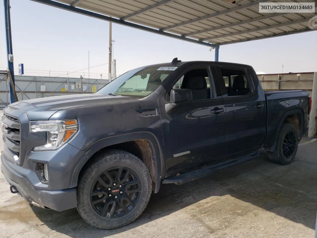 2021 GMC Sierra K1500 Elevation VIN: 3GTU9CED1MG134683 Lot: 62275034