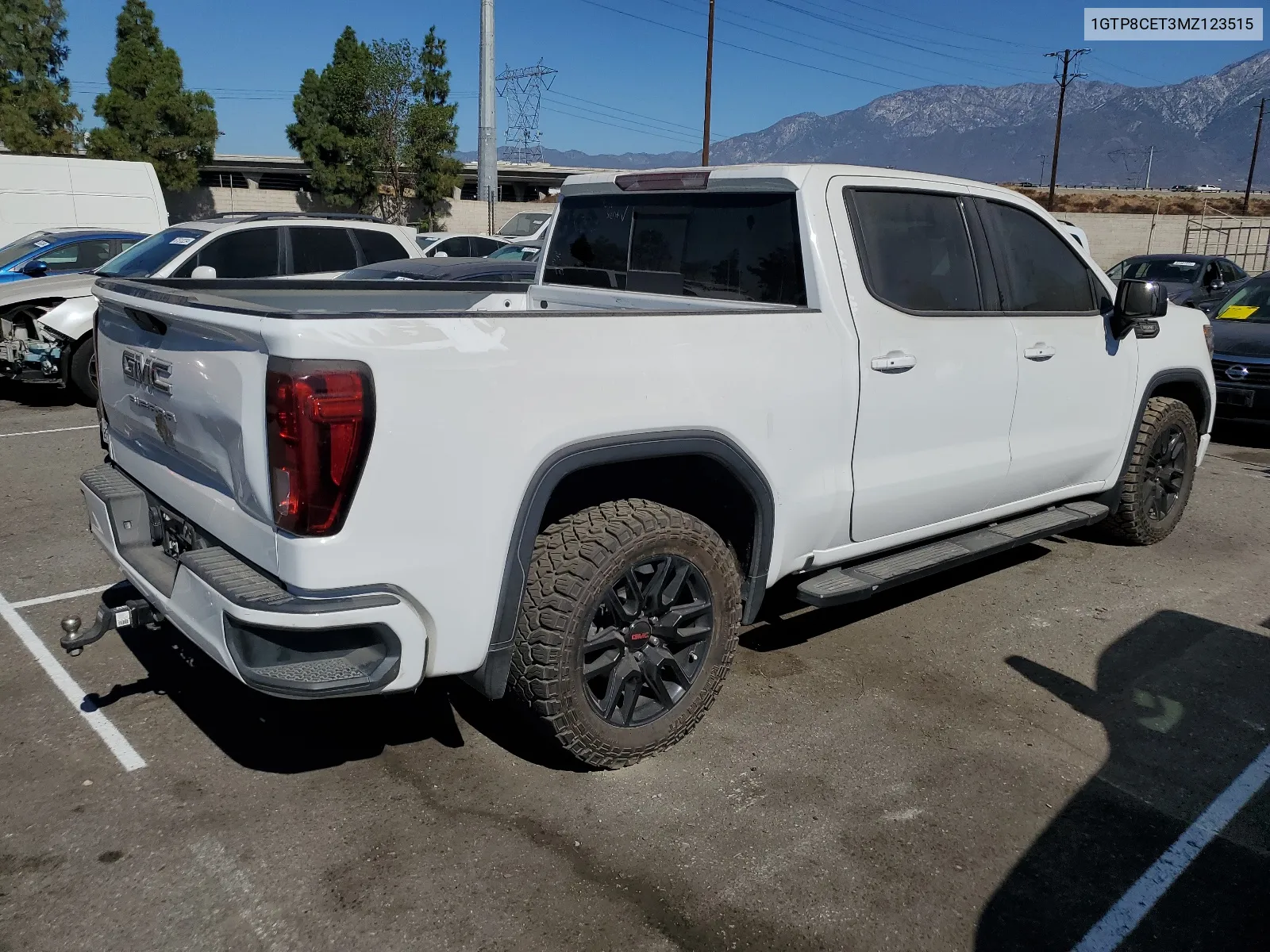 2021 GMC Sierra C1500 Elevation VIN: 1GTP8CET3MZ123515 Lot: 62667144