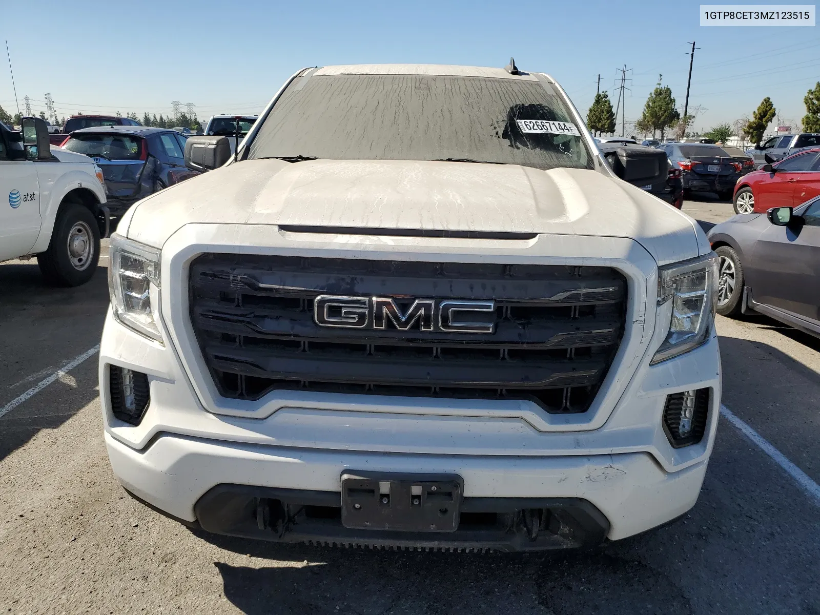 2021 GMC Sierra C1500 Elevation VIN: 1GTP8CET3MZ123515 Lot: 62667144