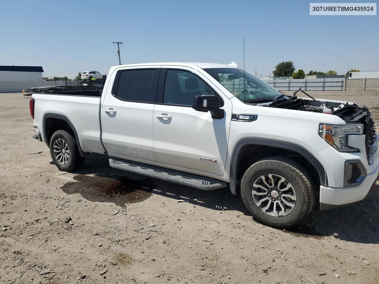 2021 GMC Sierra K1500 At4 VIN: 3GTU9EET8MG435924 Lot: 62743644