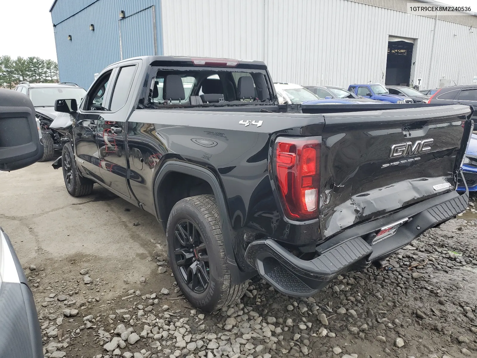 2021 GMC Sierra K1500 Elevation VIN: 1GTR9CEK8MZ240536 Lot: 64012084