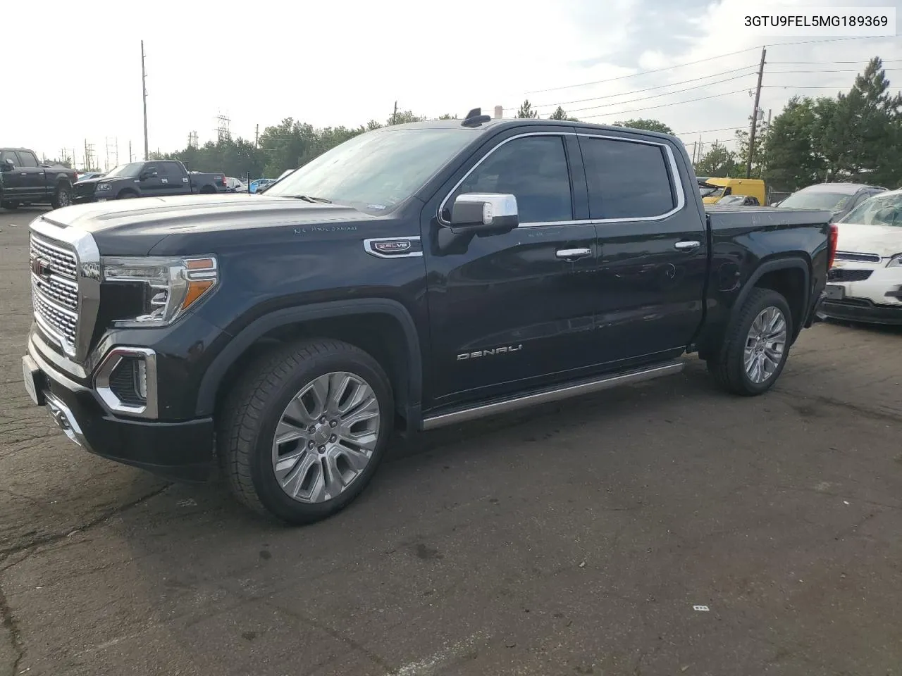 2021 GMC Sierra K1500 Denali VIN: 3GTU9FEL5MG189369 Lot: 65028314