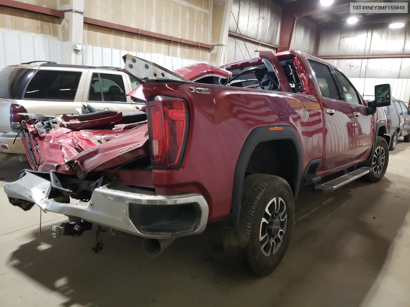 2021 GMC Sierra K2500 Slt VIN: 1GT49NEY3MF155843 Lot: 66133304