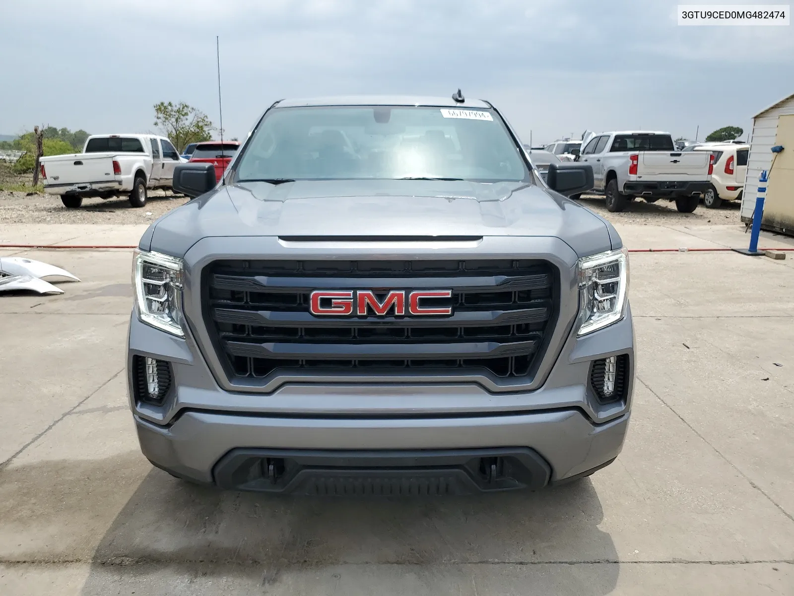 2021 GMC Sierra K1500 Elevation VIN: 3GTU9CED0MG482474 Lot: 66797994