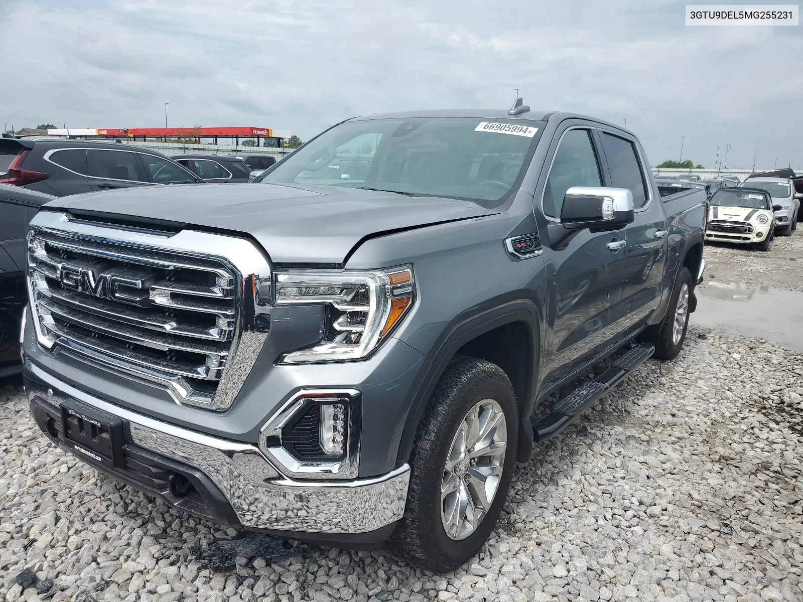 2021 GMC Sierra K1500 Slt VIN: 3GTU9DEL5MG255231 Lot: 66905994