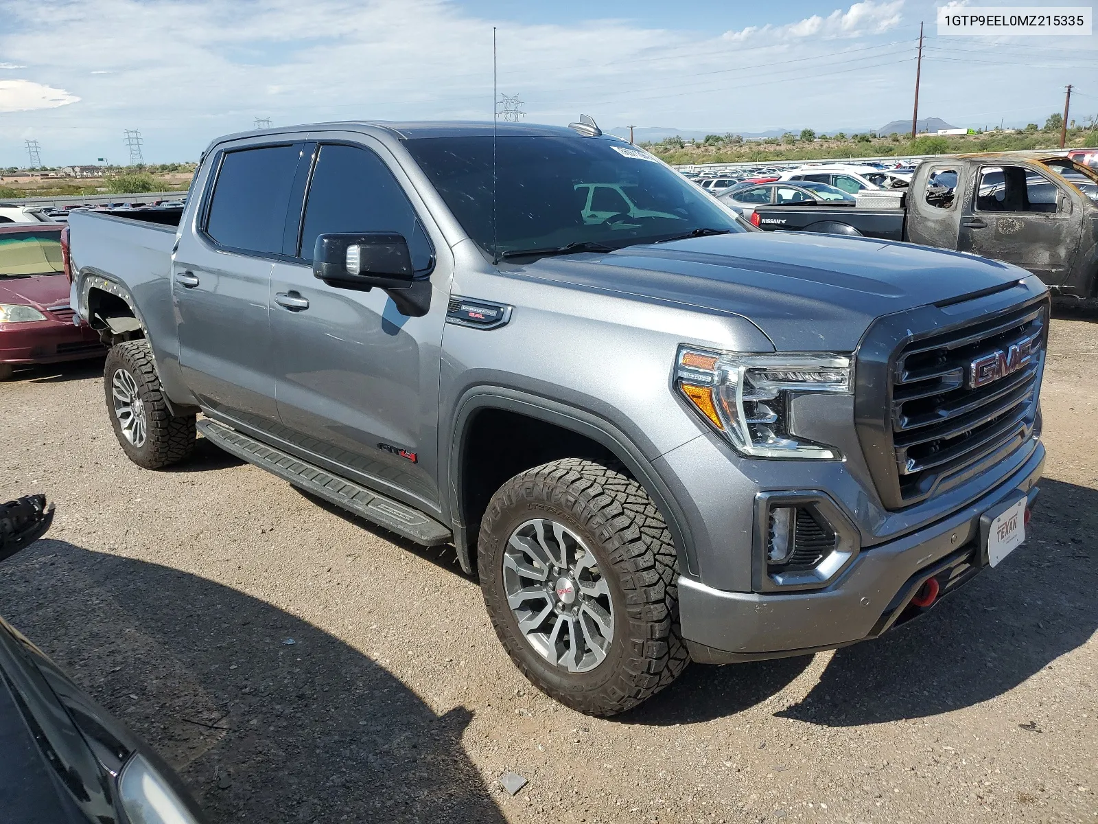 2021 GMC Sierra K1500 At4 VIN: 1GTP9EEL0MZ215335 Lot: 66971394