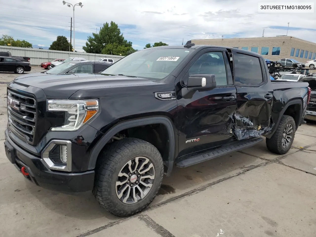 2021 GMC Sierra K1500 At4 VIN: 3GTU9EET1MG180095 Lot: 68371064