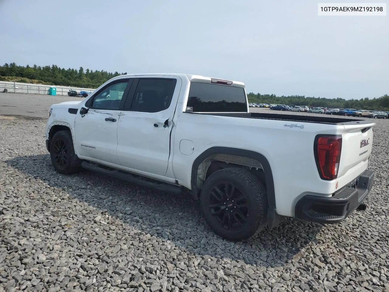 2021 GMC Sierra K1500 VIN: 1GTP9AEK9MZ192198 Lot: 68411884