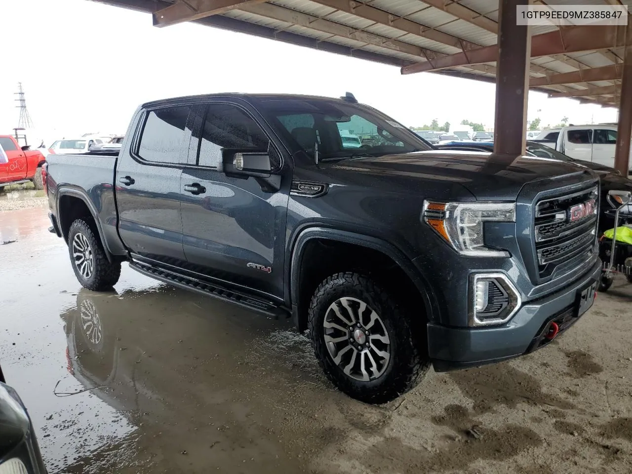 2021 GMC Sierra K1500 At4 VIN: 1GTP9EED9MZ385847 Lot: 68491054