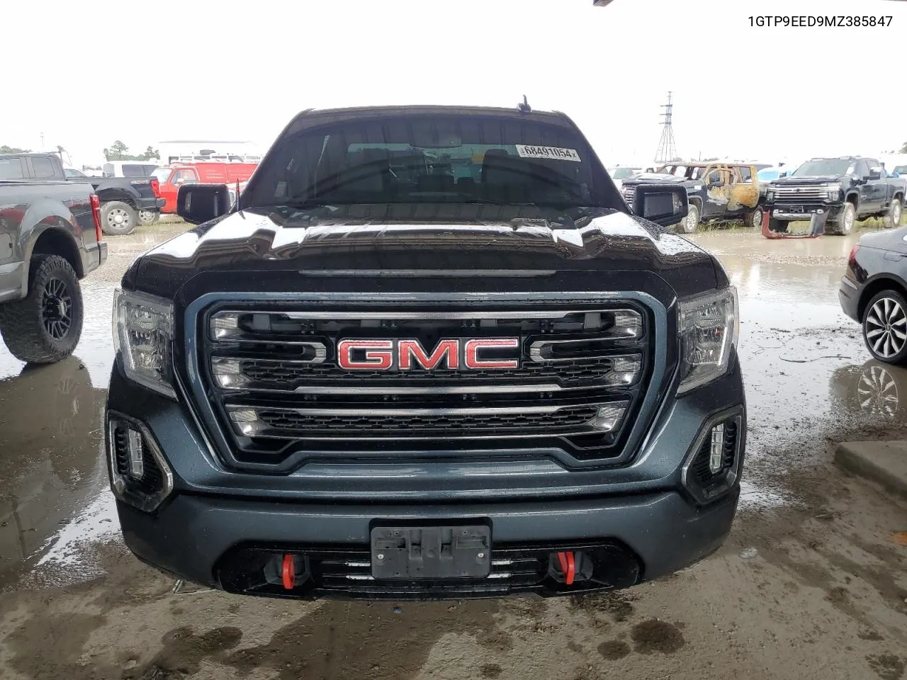 2021 GMC Sierra K1500 At4 VIN: 1GTP9EED9MZ385847 Lot: 68491054