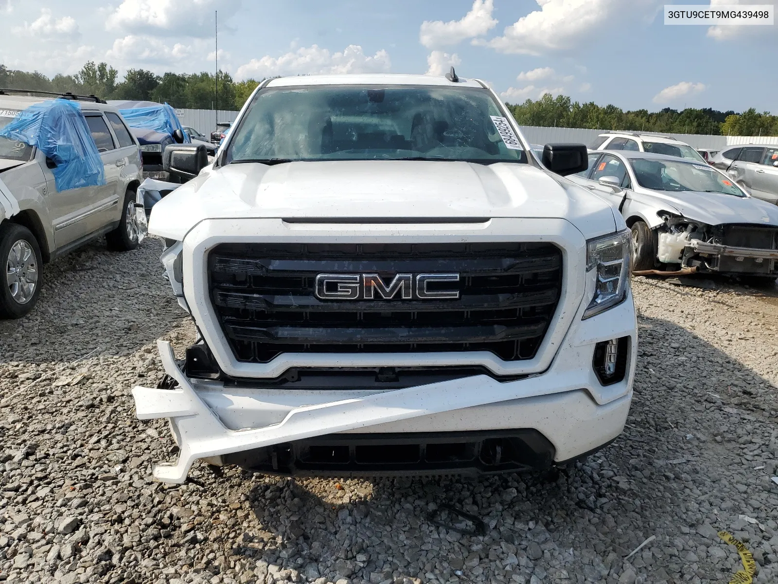 2021 GMC Sierra K1500 Elevation VIN: 3GTU9CET9MG439498 Lot: 68499254