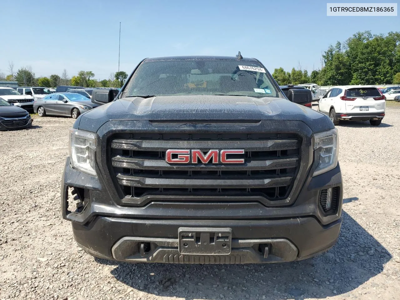 2021 GMC Sierra K1500 Elevation VIN: 1GTR9CED8MZ186365 Lot: 75762444