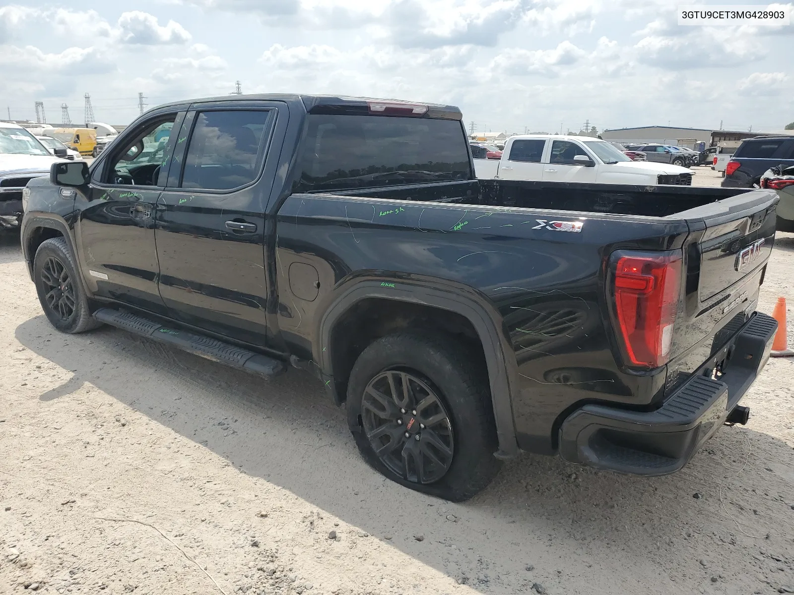 2021 GMC Sierra K1500 Elevation VIN: 3GTU9CET3MG428903 Lot: 68725854