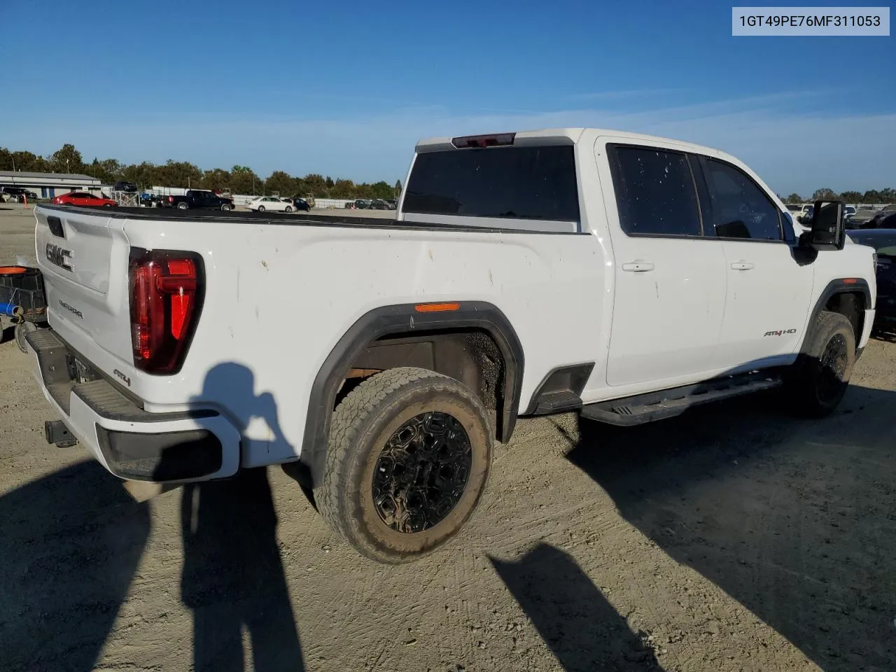 2021 GMC Sierra K2500 At4 VIN: 1GT49PE76MF311053 Lot: 68830764