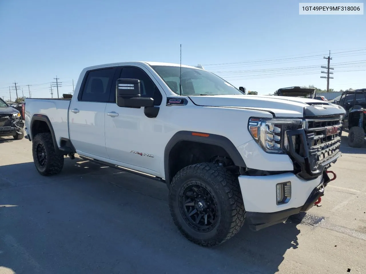 2021 GMC Sierra K2500 At4 VIN: 1GT49PEY9MF318006 Lot: 69109994