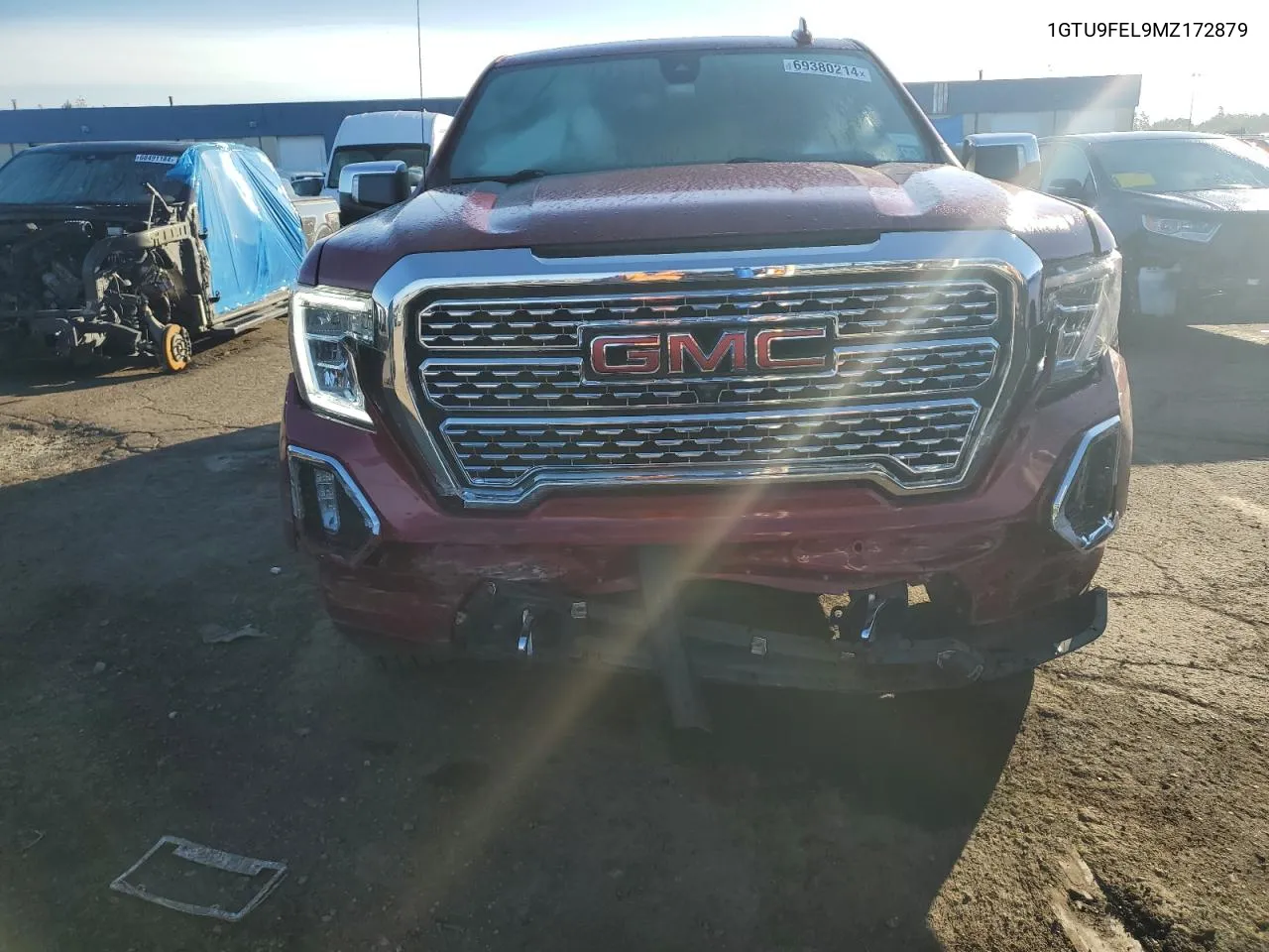 2021 GMC Sierra K1500 Denali VIN: 1GTU9FEL9MZ172879 Lot: 69380214