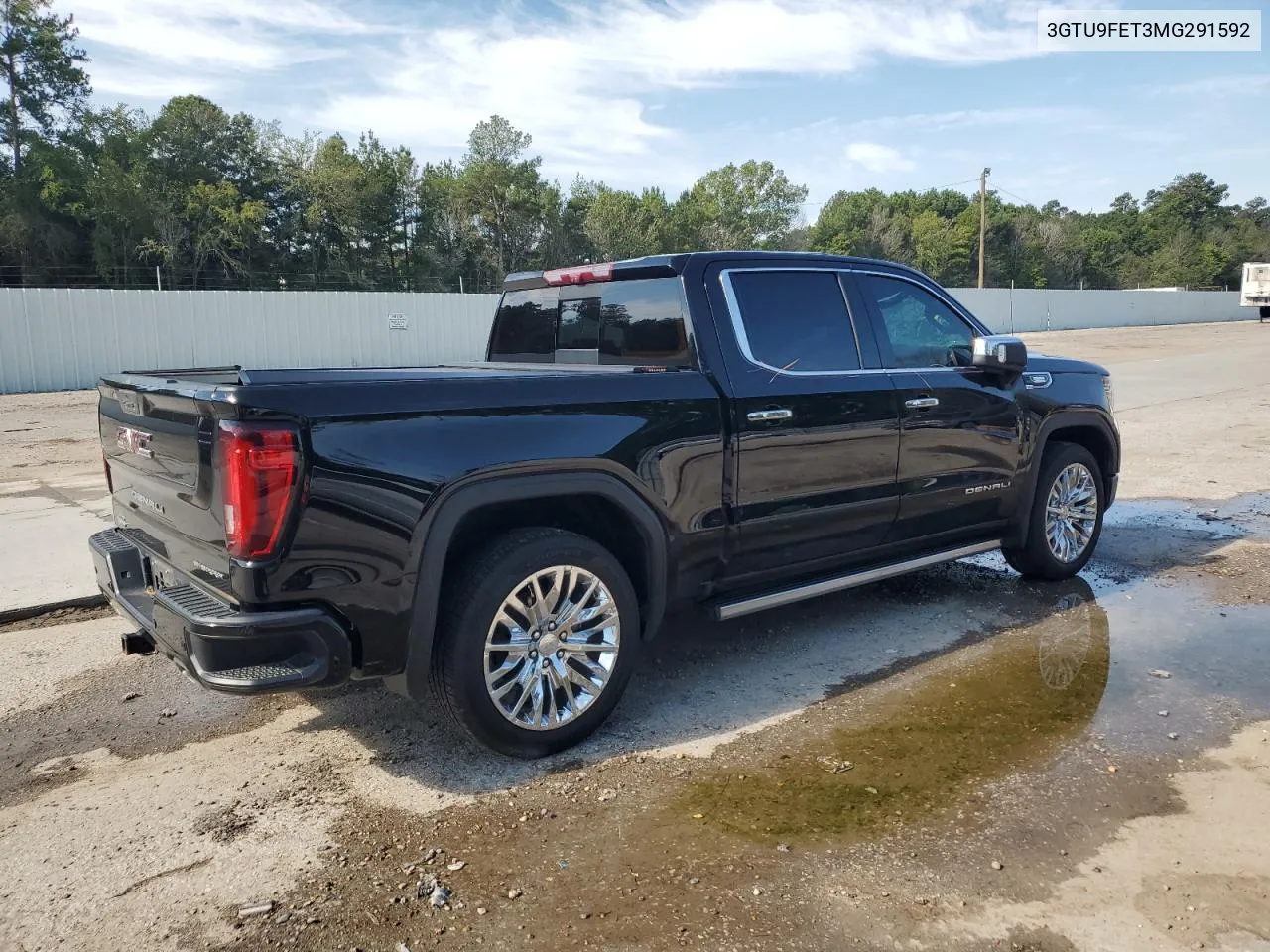 2021 GMC Sierra K1500 Denali VIN: 3GTU9FET3MG291592 Lot: 69870744