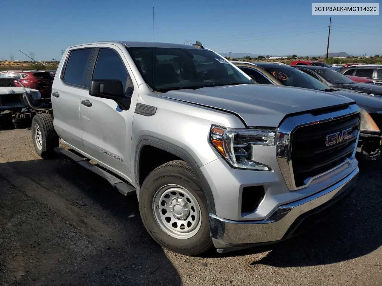 3GTP8AEK4MG114320 2021 GMC Sierra C1500