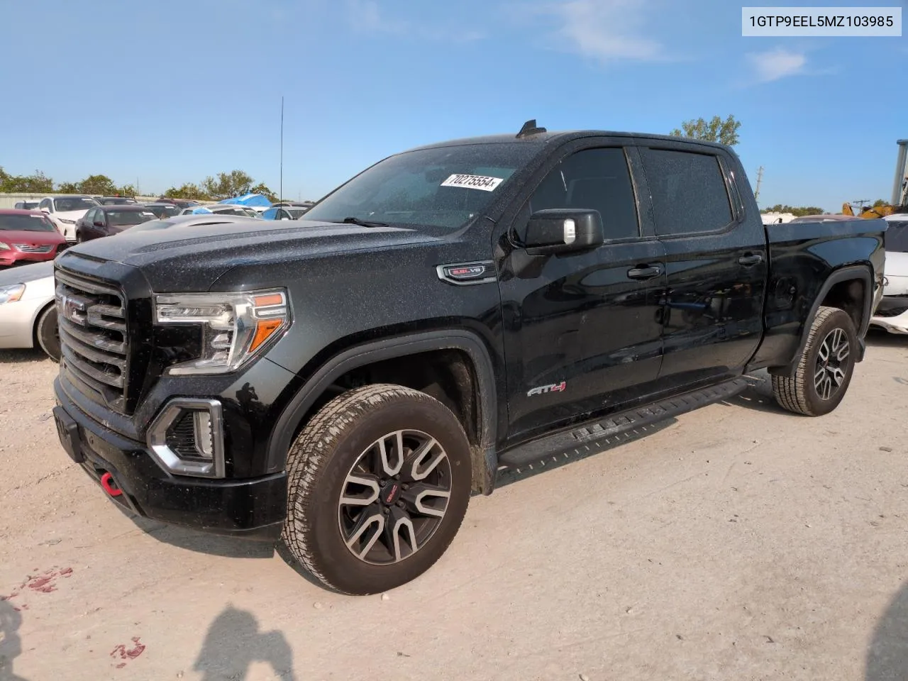 2021 GMC Sierra K1500 At4 VIN: 1GTP9EEL5MZ103985 Lot: 70275554