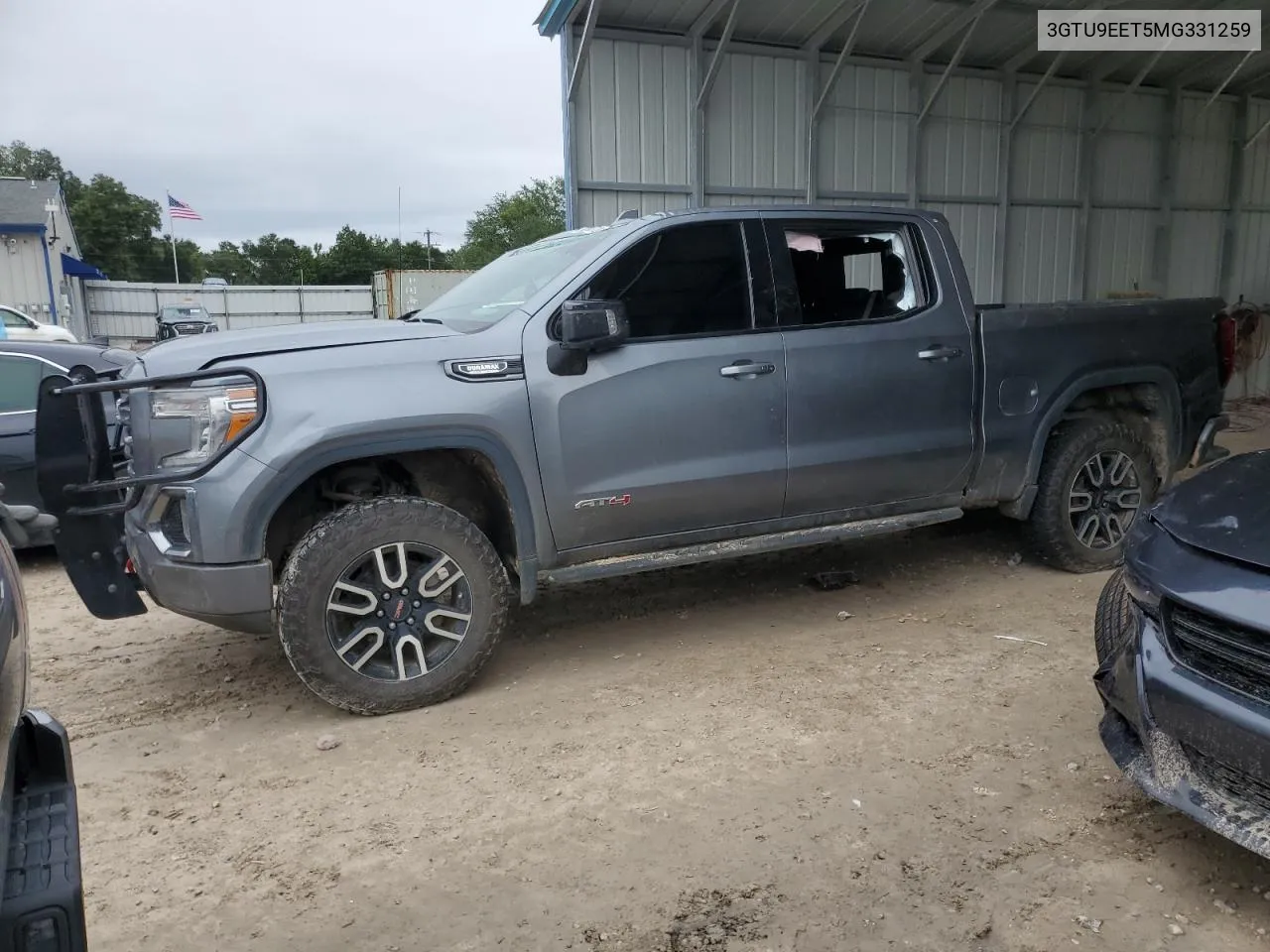 2021 GMC Sierra K1500 At4 VIN: 3GTU9EET5MG331259 Lot: 70280704