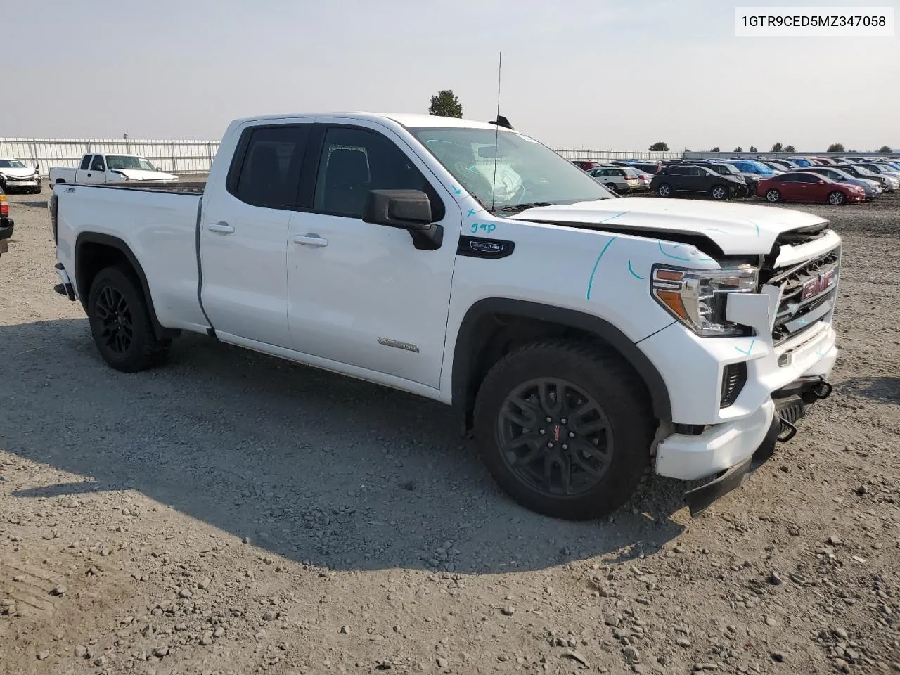 2021 GMC Sierra K1500 Elevation VIN: 1GTR9CED5MZ347058 Lot: 70488664