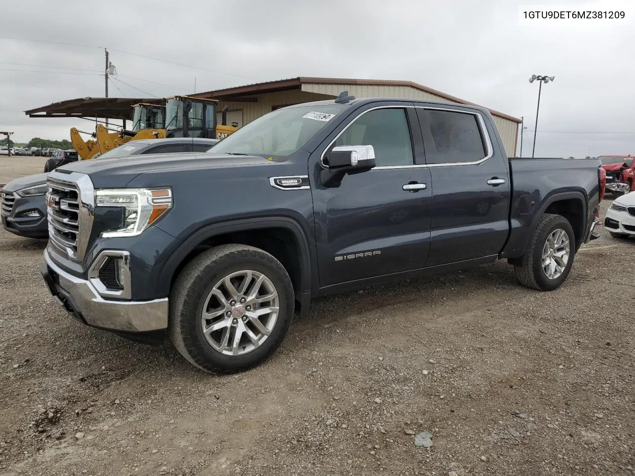 2021 GMC Sierra K1500 Slt VIN: 1GTU9DET6MZ381209 Lot: 71109394