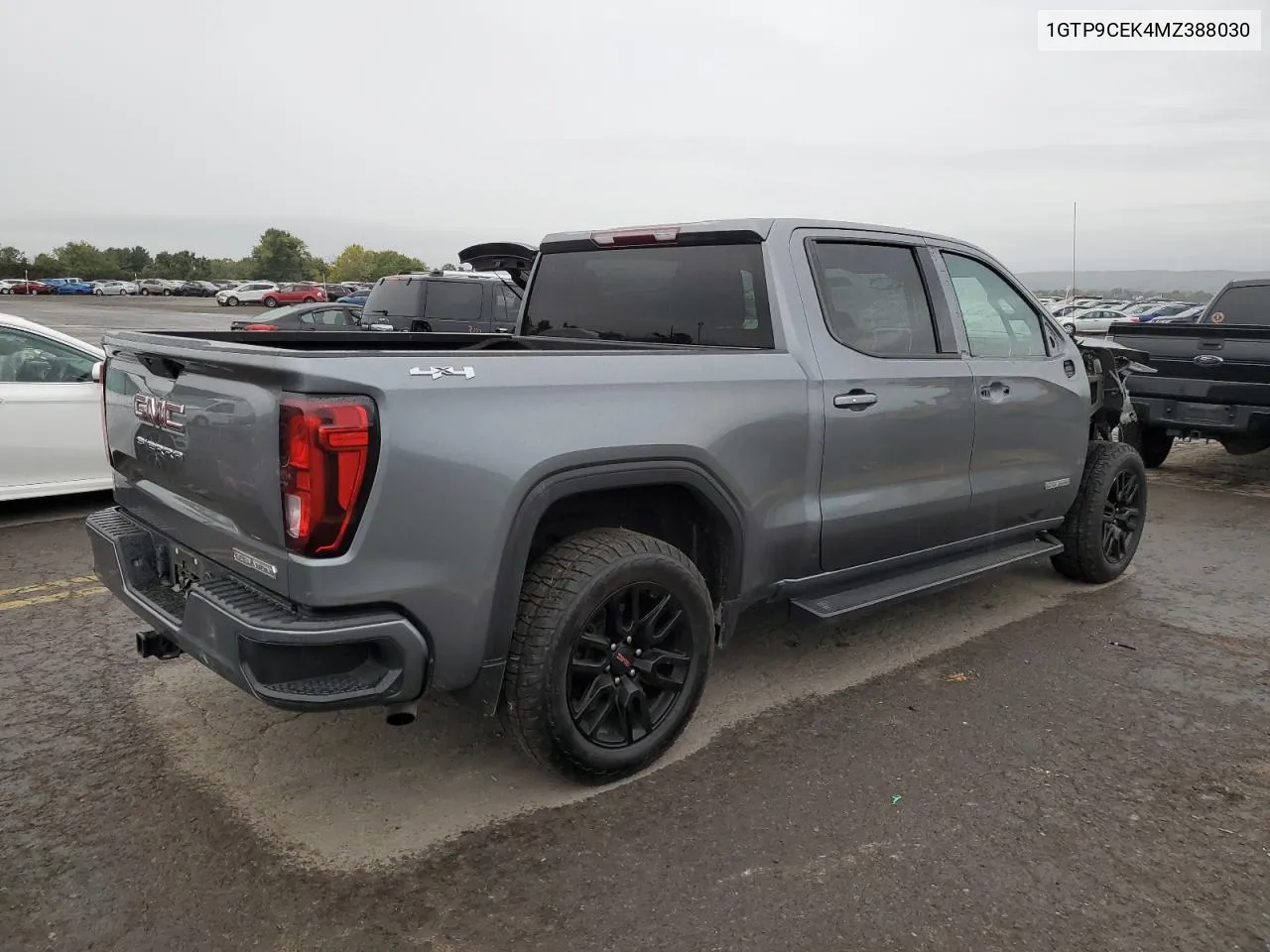 2021 GMC Sierra K1500 Elevation VIN: 1GTP9CEK4MZ388030 Lot: 71370434