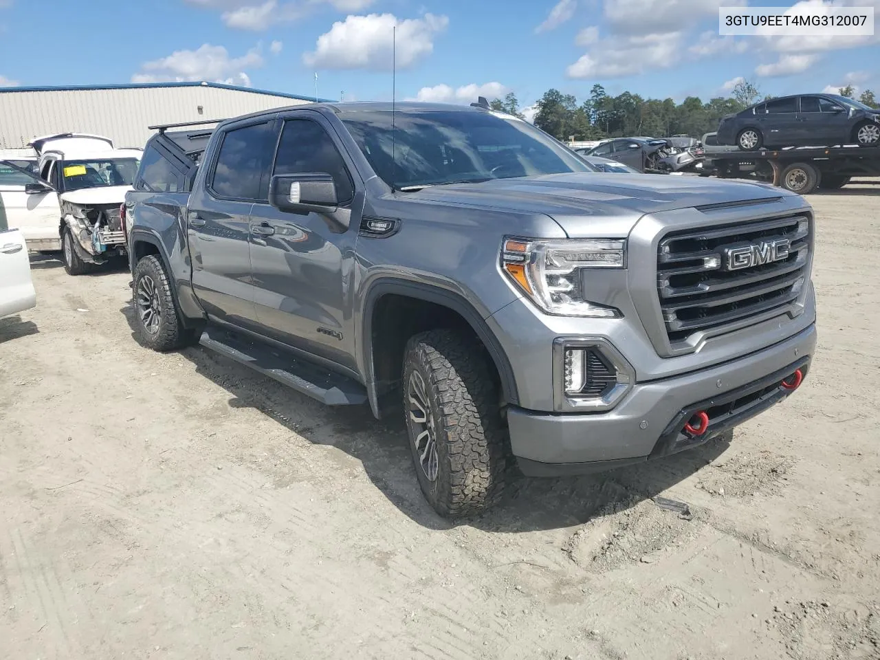 2021 GMC Sierra K1500 At4 VIN: 3GTU9EET4MG312007 Lot: 71470734