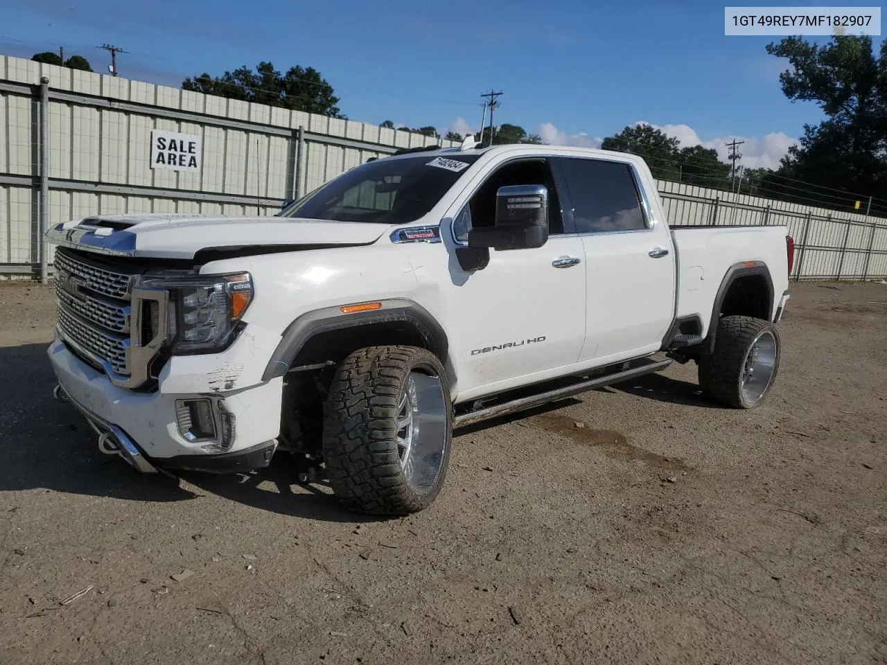 2021 GMC Sierra K2500 Denali VIN: 1GT49REY7MF182907 Lot: 71482454