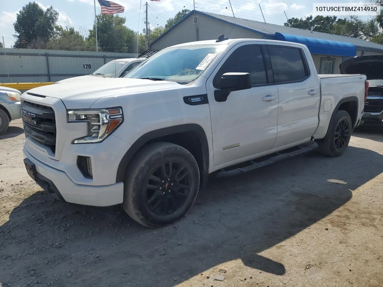 2021 GMC Sierra K1500 Elevation VIN: 1GTU9CET8MZ414950 Lot: 71592644