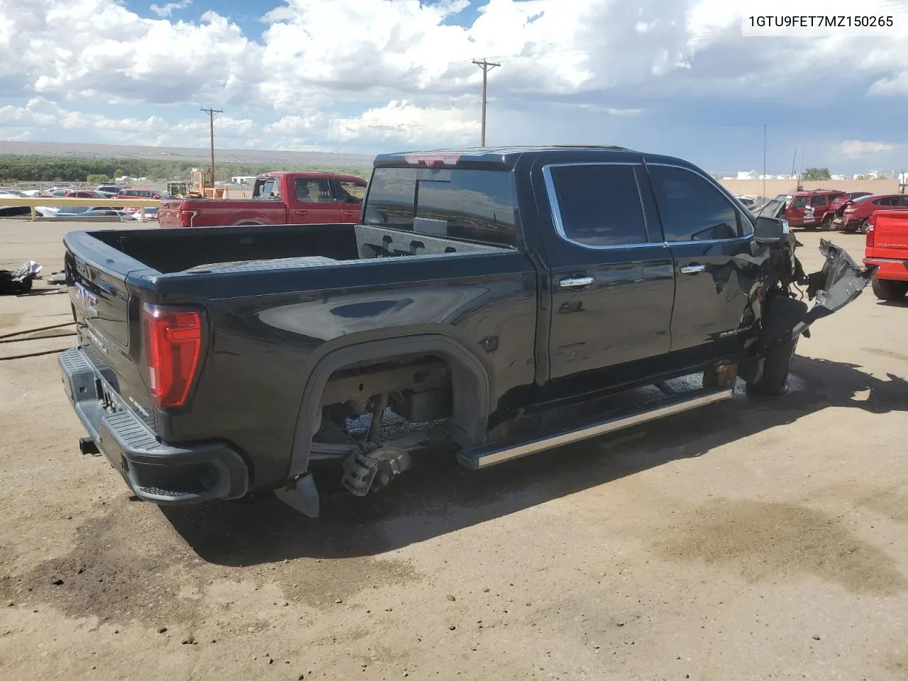 2021 GMC Sierra K1500 Denali VIN: 1GTU9FET7MZ150265 Lot: 71635354