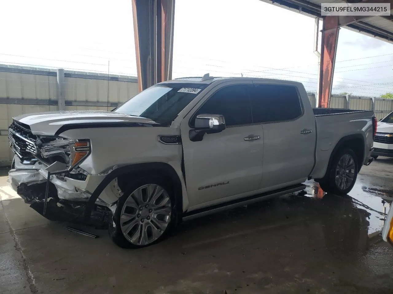 2021 GMC Sierra K1500 Denali VIN: 3GTU9FEL9MG344215 Lot: 71712394