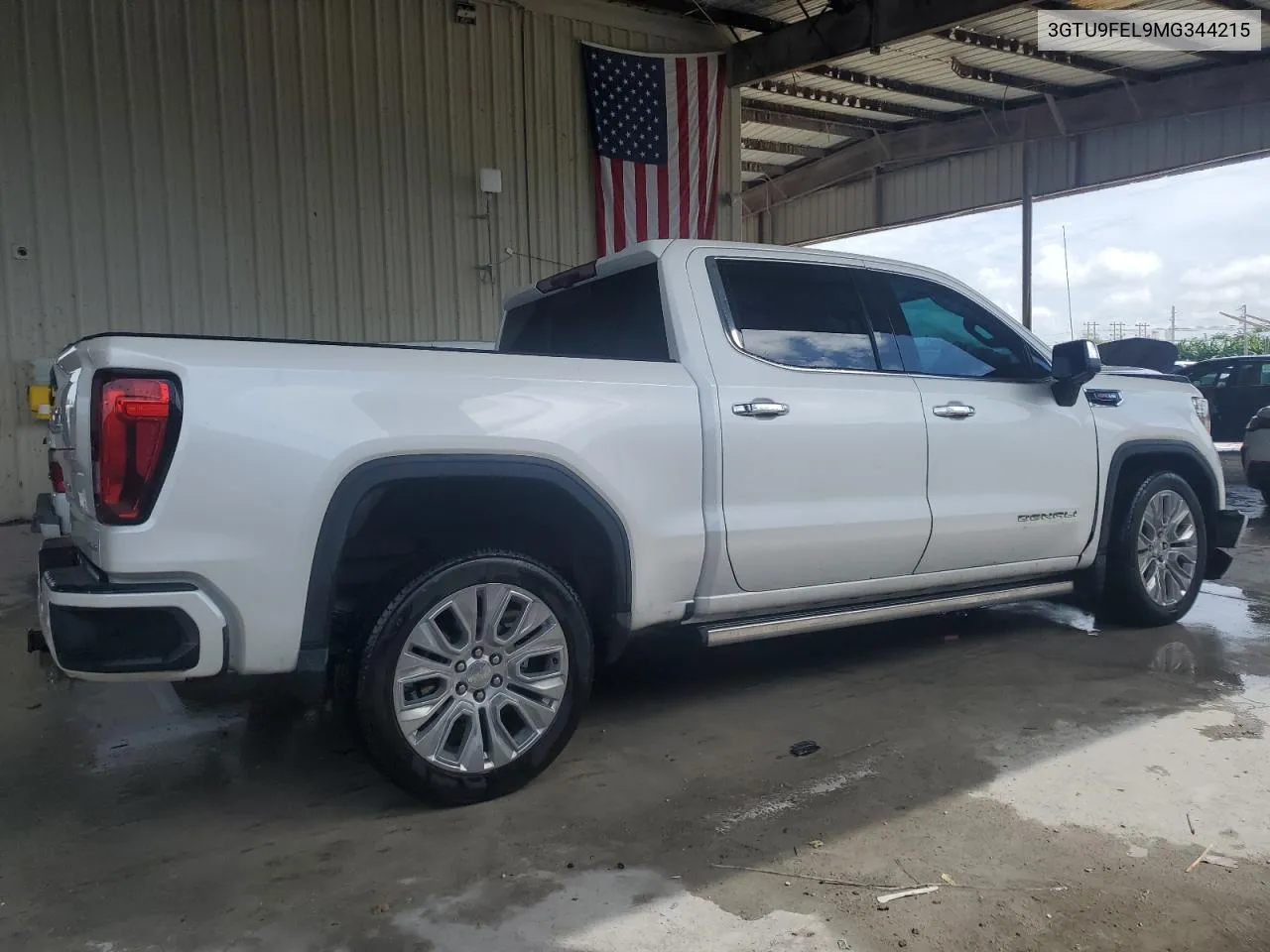 2021 GMC Sierra K1500 Denali VIN: 3GTU9FEL9MG344215 Lot: 71712394