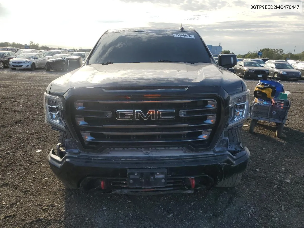 2021 GMC Sierra K1500 At4 VIN: 3GTP9EED2MG470447 Lot: 71940524