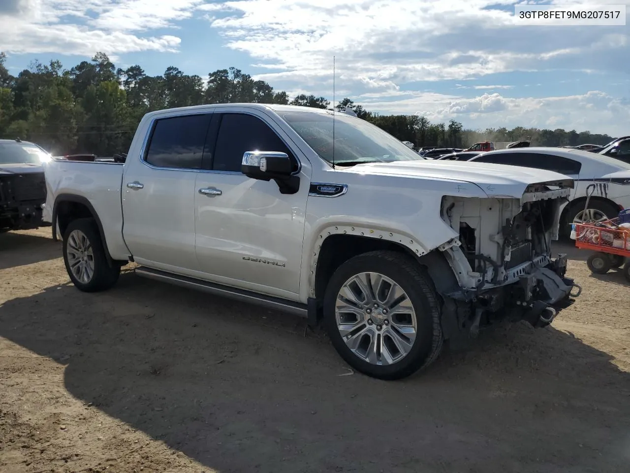 2021 GMC Sierra C1500 Denali VIN: 3GTP8FET9MG207517 Lot: 72330274