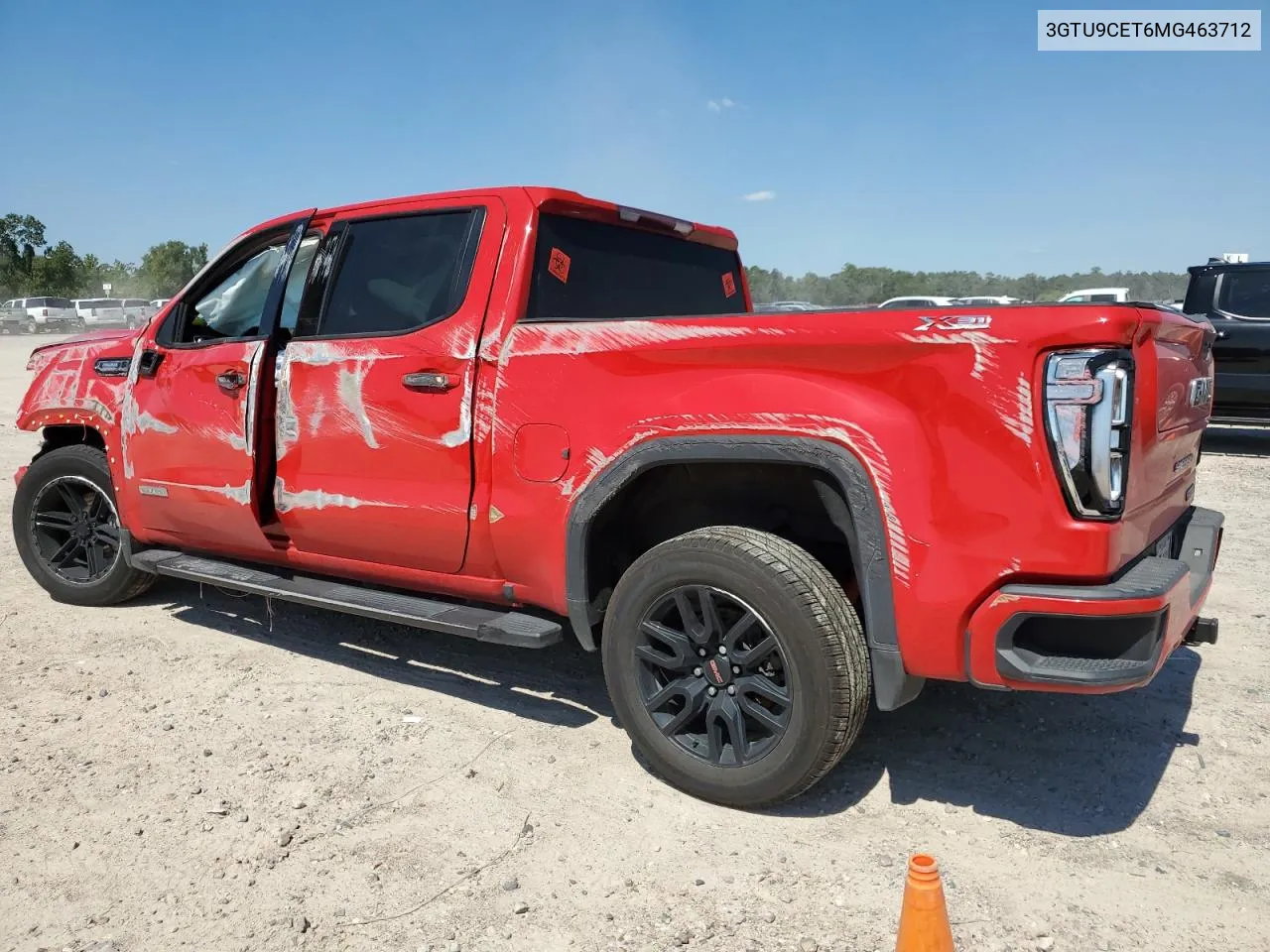 2021 GMC Sierra K1500 Elevation VIN: 3GTU9CET6MG463712 Lot: 72337154