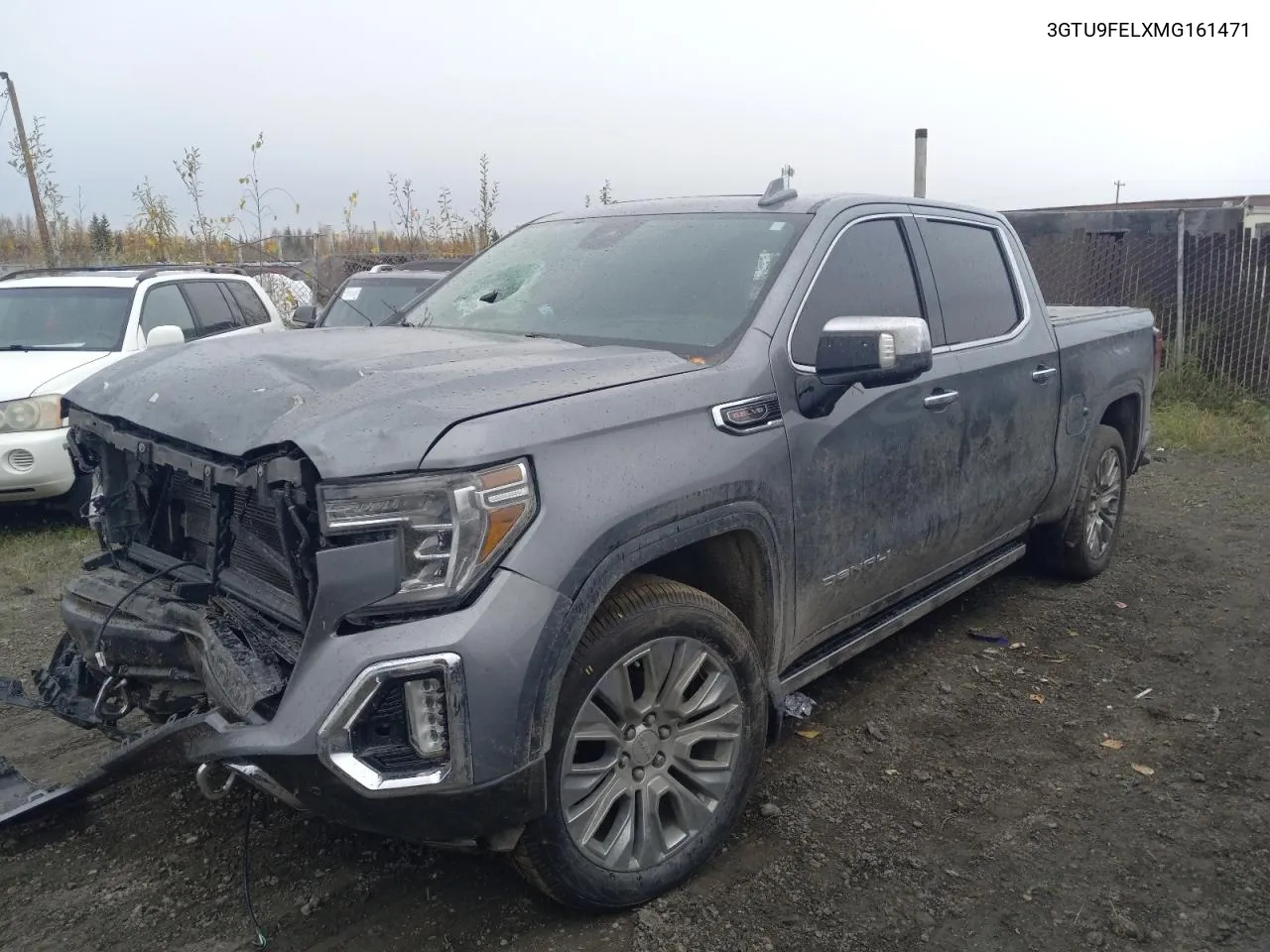 2021 GMC Sierra K1500 Denali VIN: 3GTU9FELXMG161471 Lot: 72388414