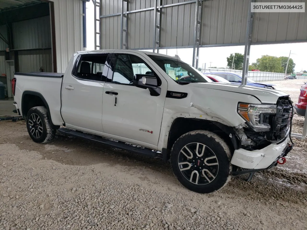 2021 GMC Sierra K1500 At4 VIN: 3GTU9EET7MG364425 Lot: 72391614