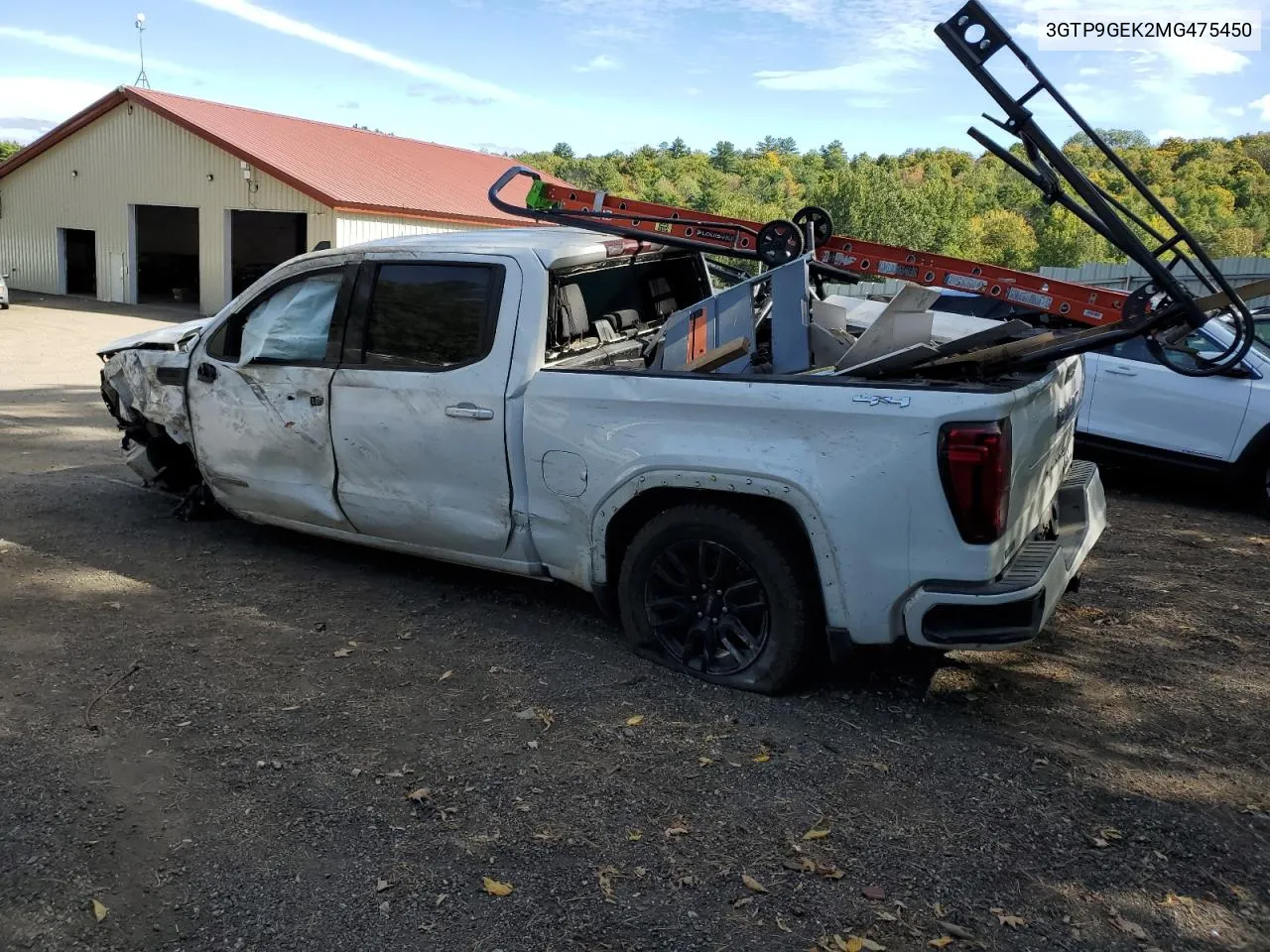 3GTP9GEK2MG475450 2021 GMC Sierra K1500 Elevation