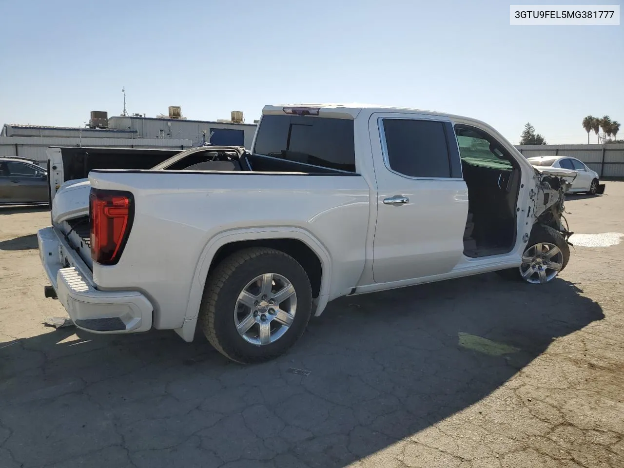 2021 GMC Sierra K1500 Denali VIN: 3GTU9FEL5MG381777 Lot: 72625654