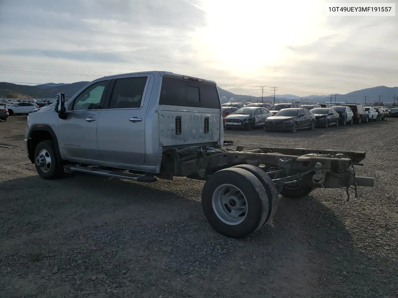 2021 GMC Sierra K3500 Slt VIN: 1GT49UEY3MF191557 Lot: 72651324