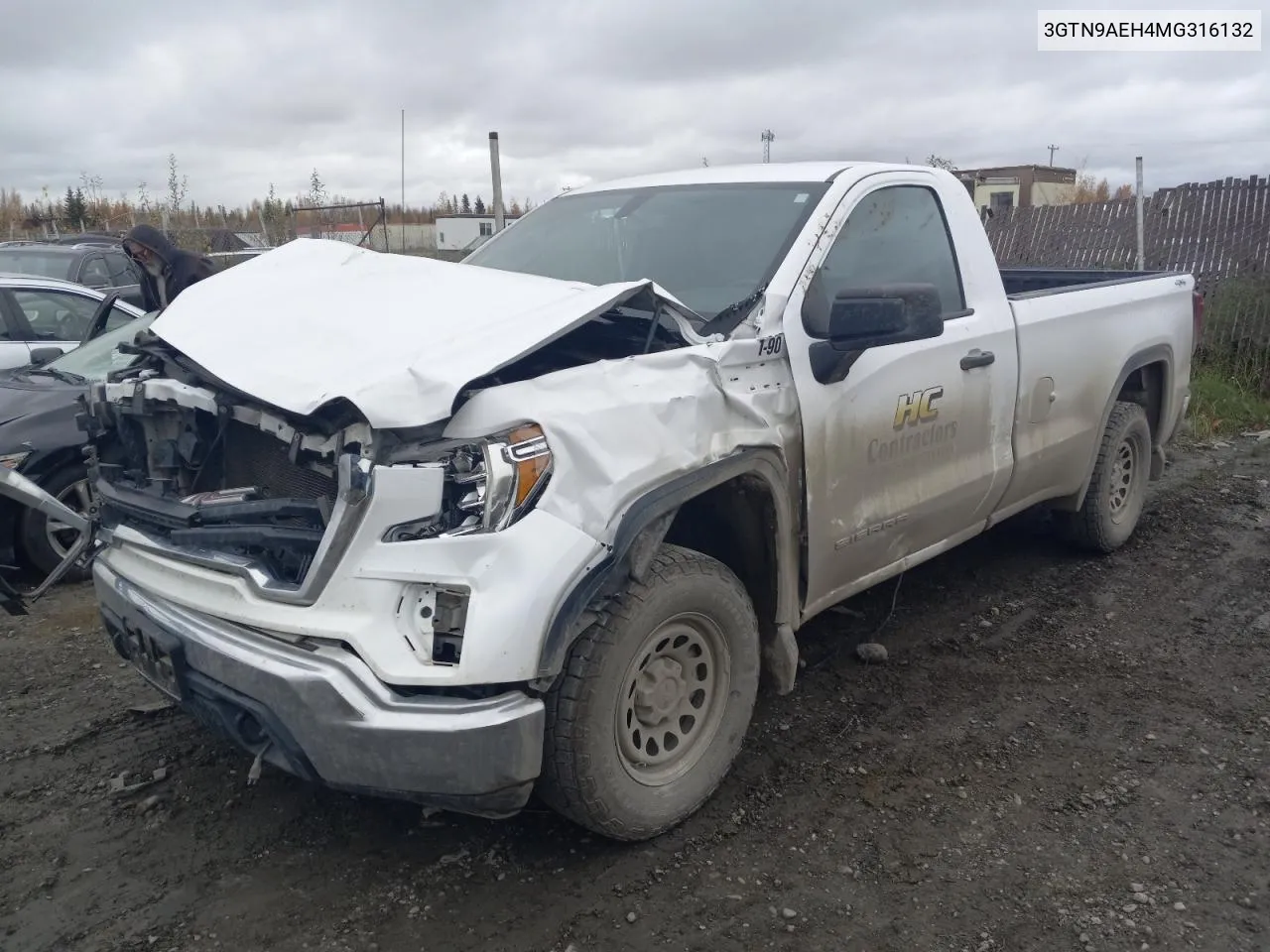 3GTN9AEH4MG316132 2021 GMC Sierra K1500