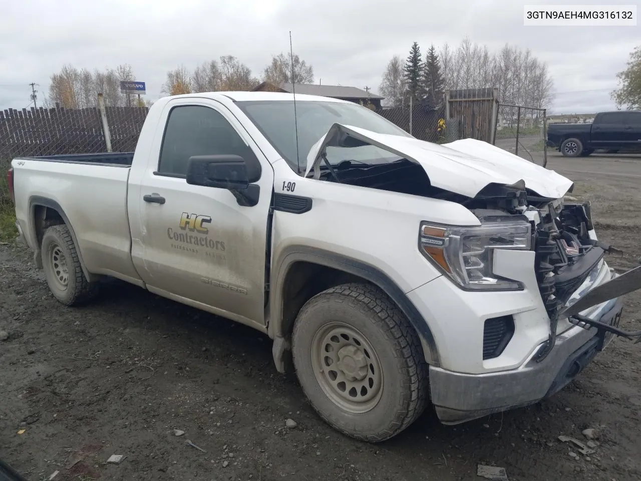 3GTN9AEH4MG316132 2021 GMC Sierra K1500