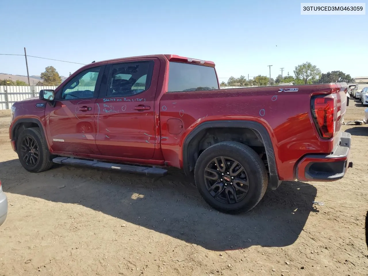 3GTU9CED3MG463059 2021 GMC Sierra K1500 Elevation