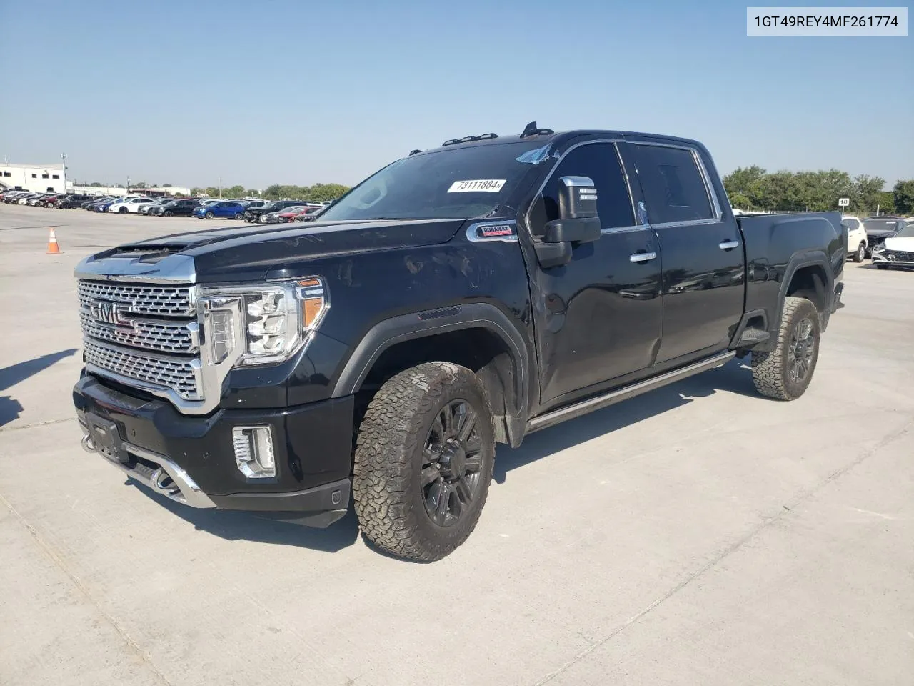 2021 GMC Sierra K2500 Denali VIN: 1GT49REY4MF261774 Lot: 73111884