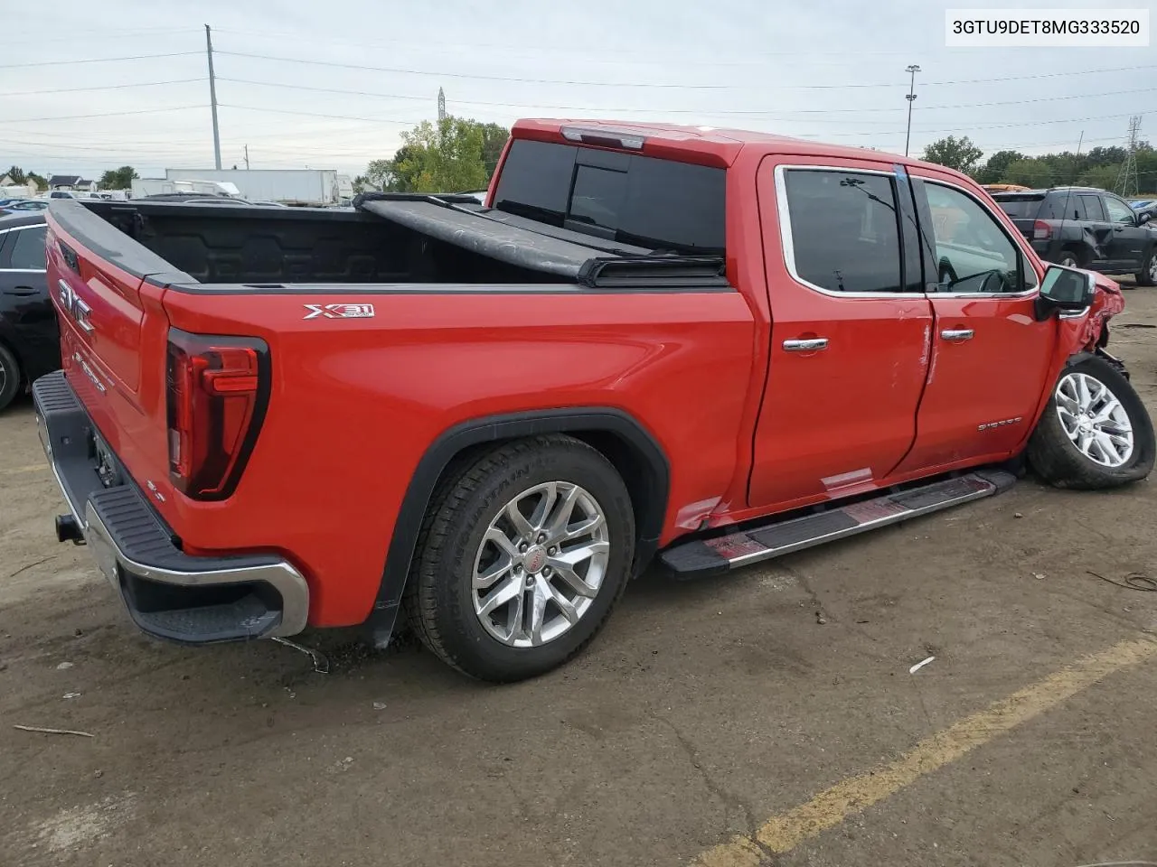 2021 GMC Sierra K1500 Slt VIN: 3GTU9DET8MG333520 Lot: 73165074